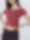 Damen Crop Top Yoga T-Shirt FT010
